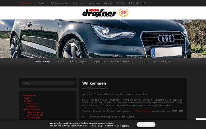 Screenshot di auto-droxner.de