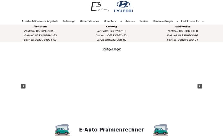 Screenshot of auto-e3.de