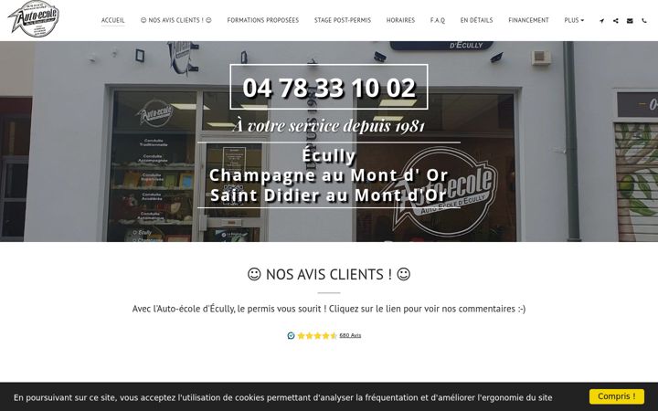 Screenshot of auto-ecole-decully.fr