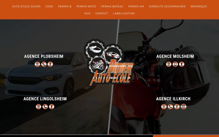 Screenshot of auto-ecole-didier.fr