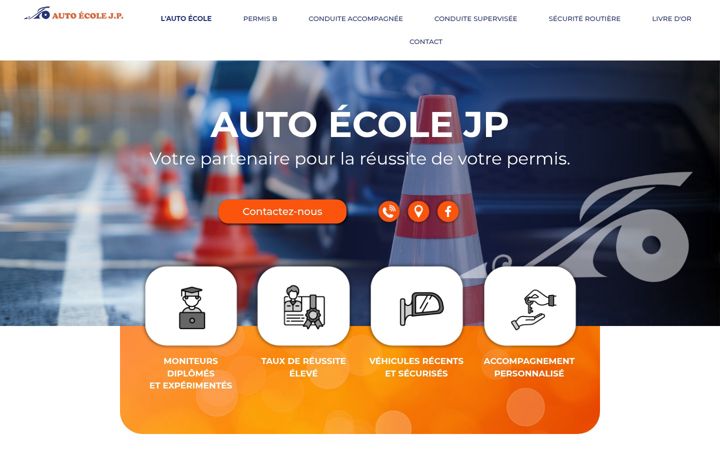 Screenshot of auto-ecole-isle-sorgue.fr