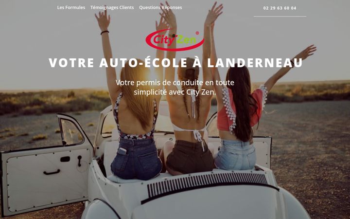 Screenshot of auto-ecole-landerneau.fr