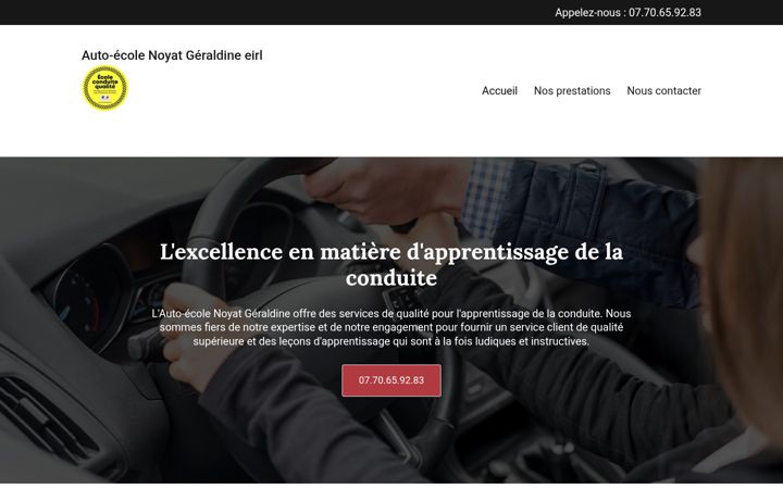 Screenshot of auto-ecole-noyat-henrichemont18.fr