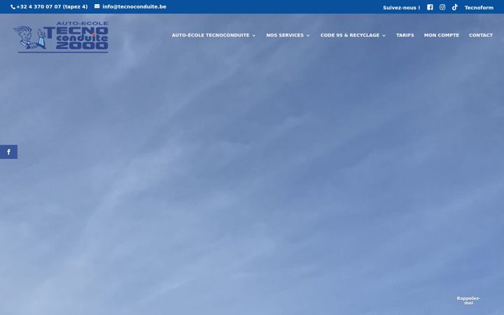 Ekrano kopija auto-ecole-tecnoconduite.be