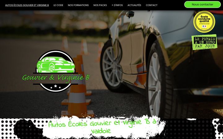 Screenshot of auto-ecole-vb.fr