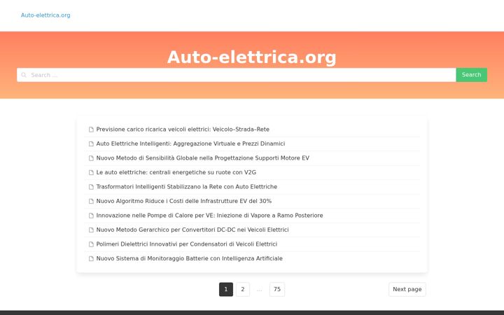 Ekrano kopija auto-elettrica.org