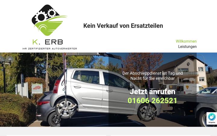 Screenshot of auto-erb.de