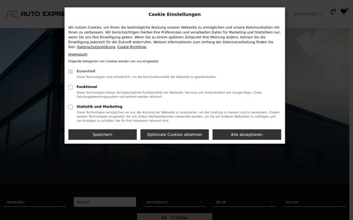 Screenshot of auto-express.de