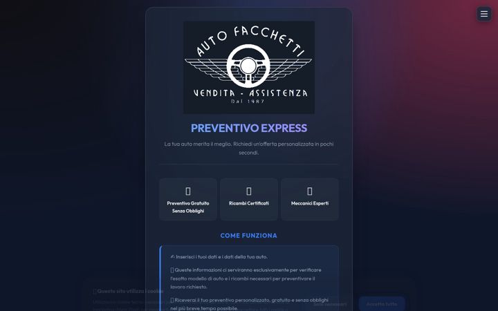 Screenshot of auto-facchetti.shop