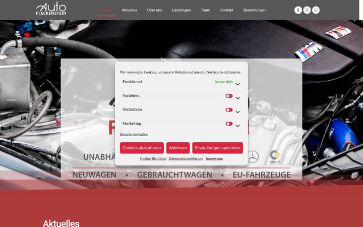Screenshot of auto-fleckenstein.de