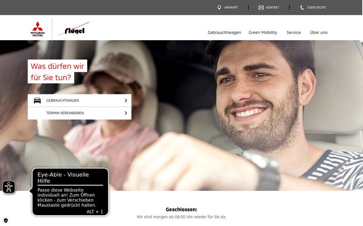 Screenshot of auto-fluegel-meiningen.de