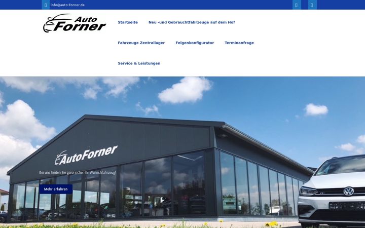Screenshot of auto-forner.de
