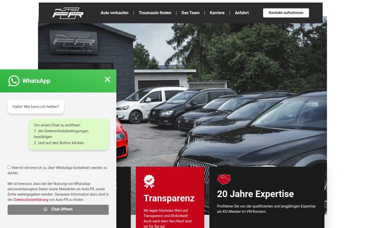 Zrzut ekranu auto-fr.de