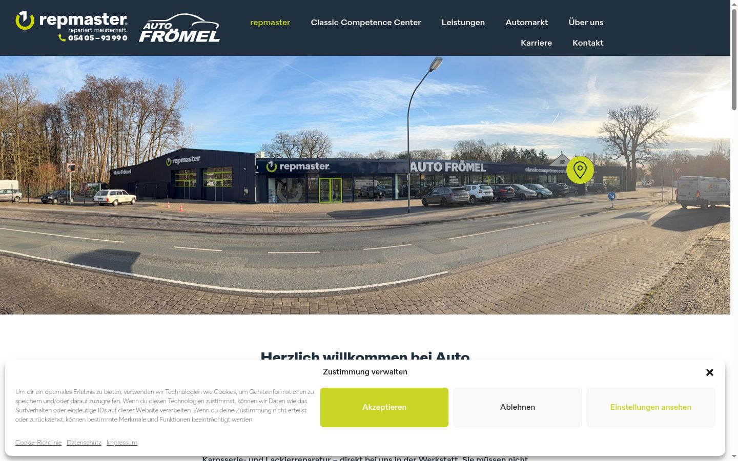 Sutikimo reklamjuostės, rodytos prieš bet kokią sąveiką, ekrano kopija