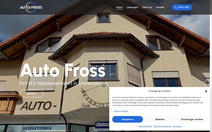 Screenshot of auto-fross.de