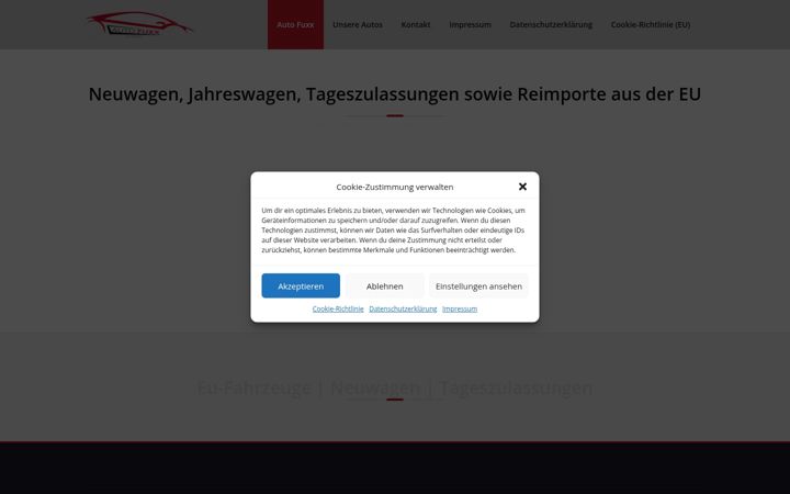 Screenshot of auto-fuxx.at
