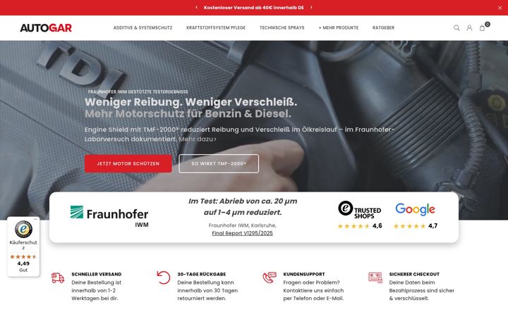 Zrzut ekranu auto-gar.de