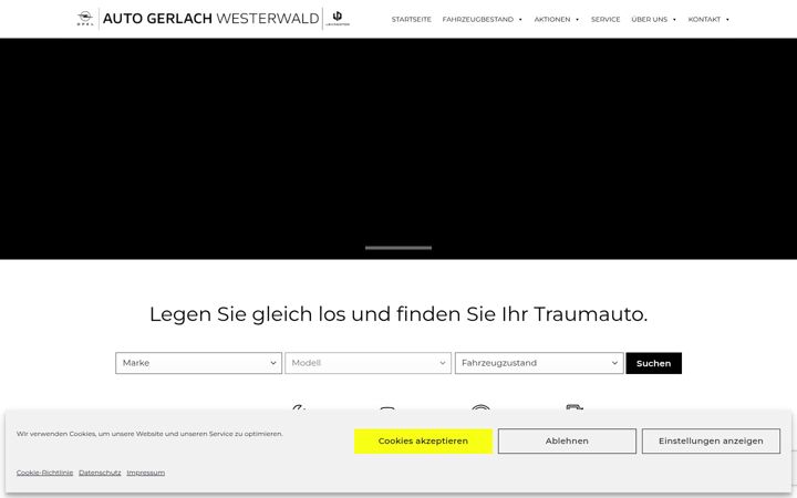 Zrzut ekranu auto-gerlach.de
