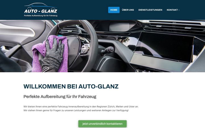 Screenshot of auto-glanz.ch