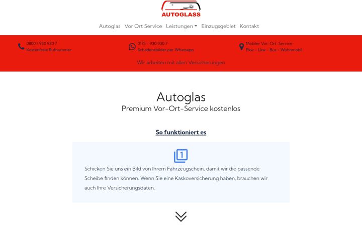 Screenshot of auto-glass.de