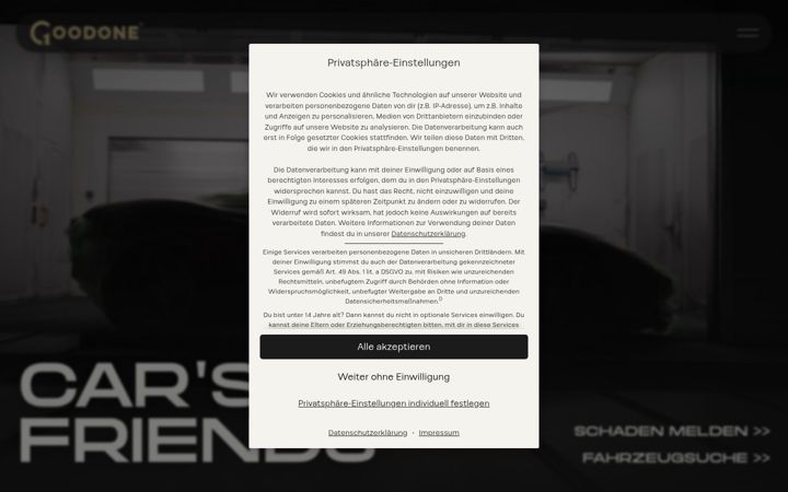 Screenshot von auto-gredinger.at