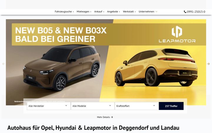 Screenshot von auto-greiner.de