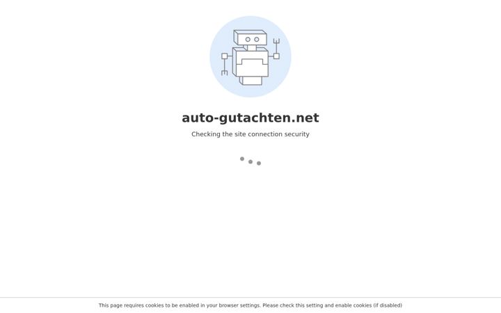 Screenshot of auto-gutachten.net