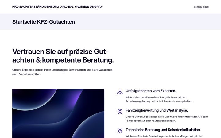 Screenshot of auto-gutachter-deigraf.de