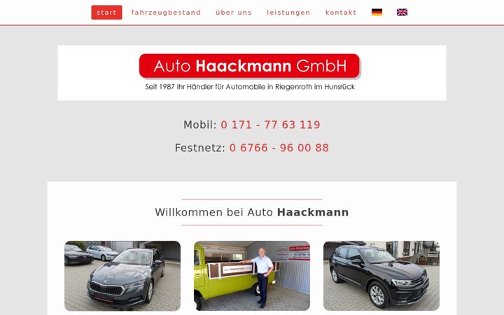 Screenshot of auto-haackmann.de