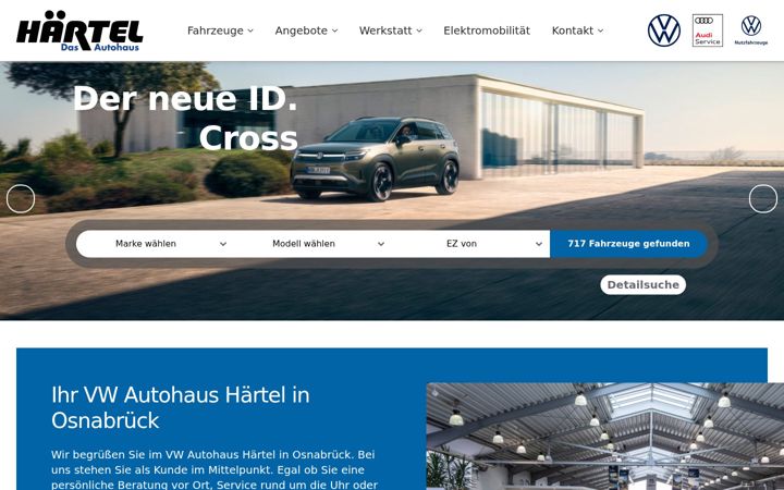 Zrzut ekranu auto-haertel.de