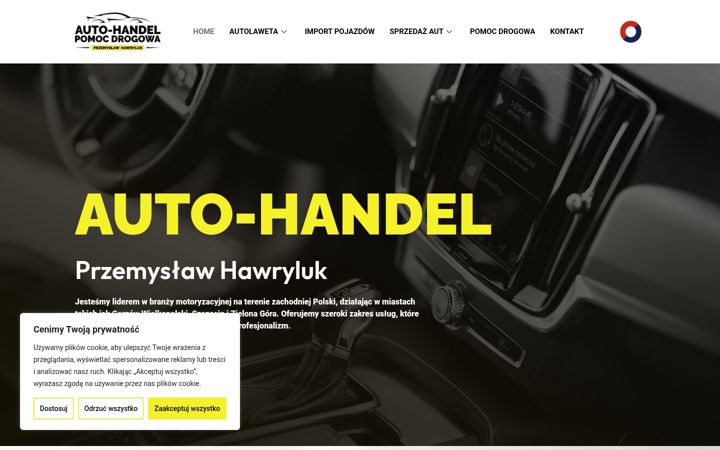 Skærmbillede af auto-handel-ph.pl