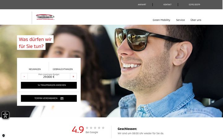 Screenshot of auto-harnischmacher.de