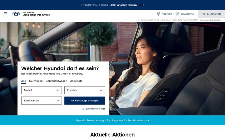 Screenshot of auto-haus-ihle.de