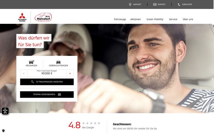 Screenshot of auto-heindorf.de