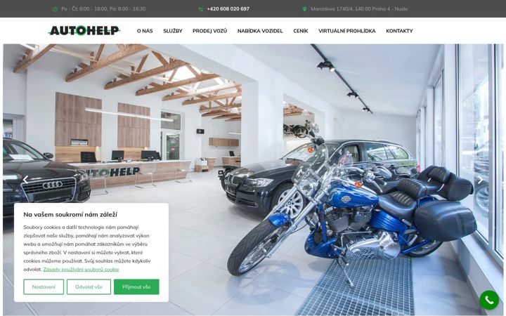 Screenshot of auto-help.cz