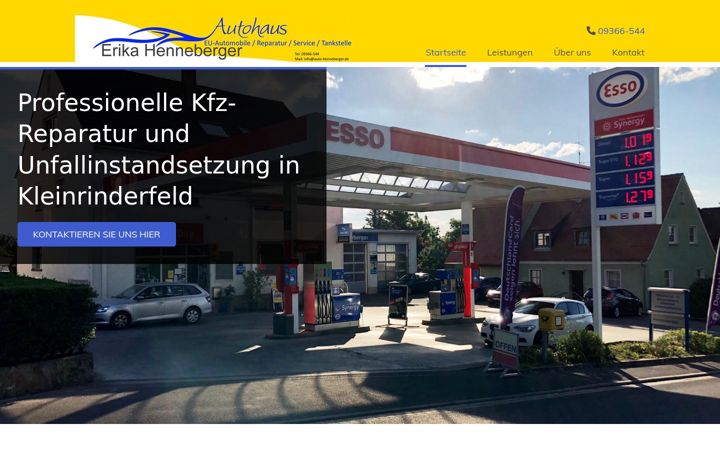 Screenshot of auto-henneberger.de