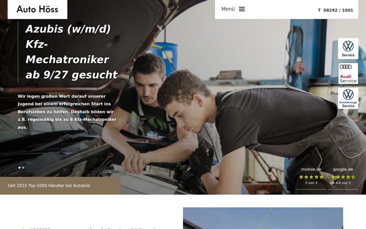 Screenshot of auto-hoess.com