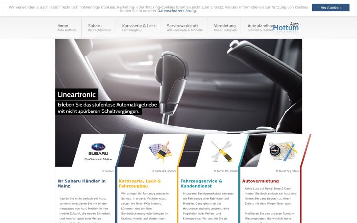 Screenshot of auto-hottum.de
