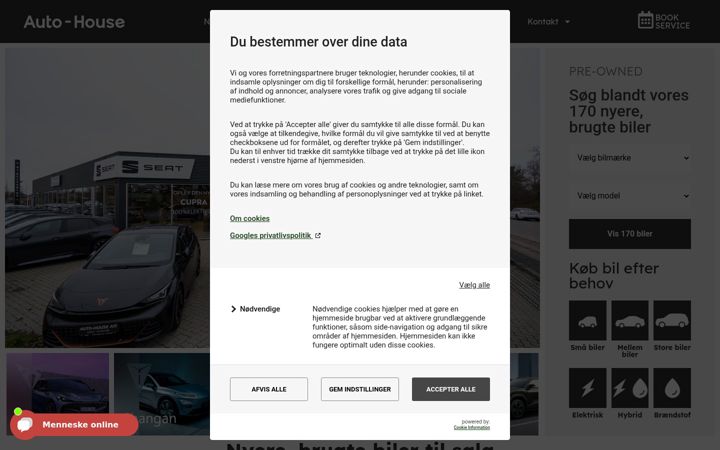 Képernyőkép: auto-house.dk