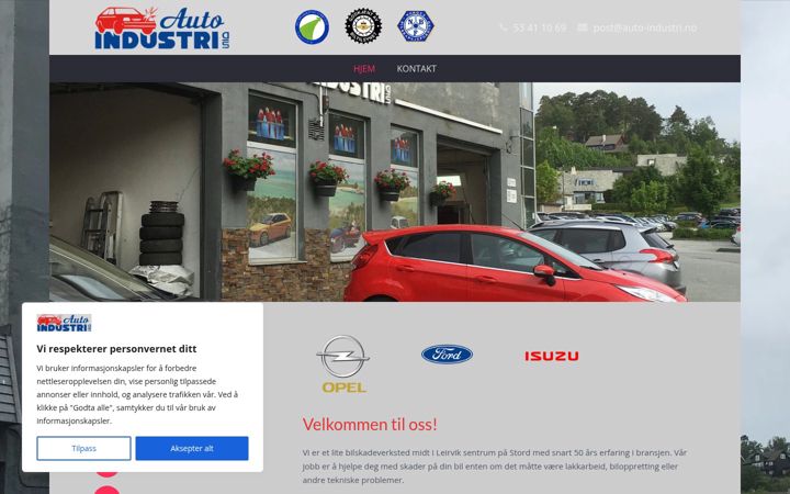 Screenshot of auto-industri.no