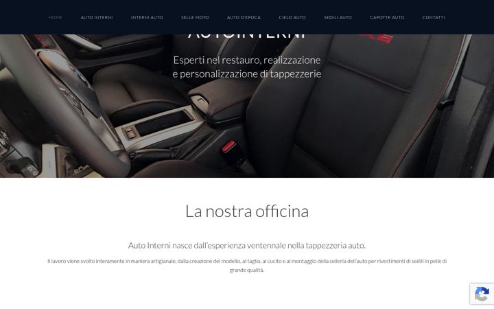 Ekraanipilt saidist auto-interni.it