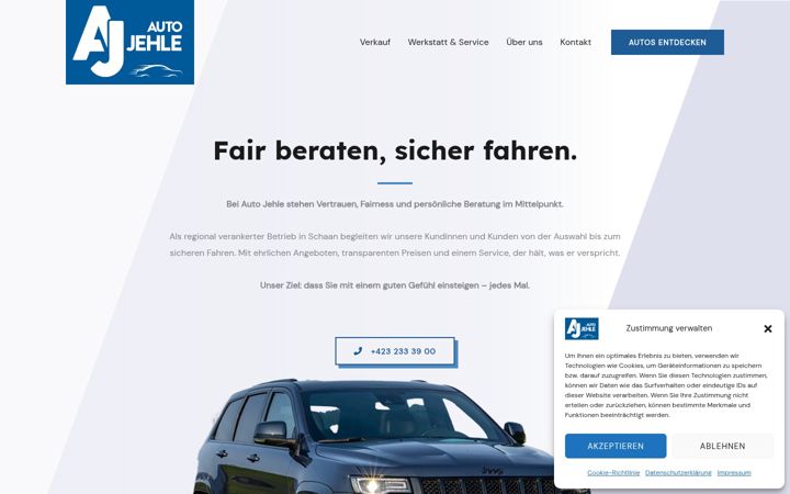 Screenshot of auto-jehle.li