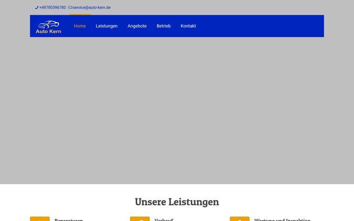 Screenshot of auto-kern.de