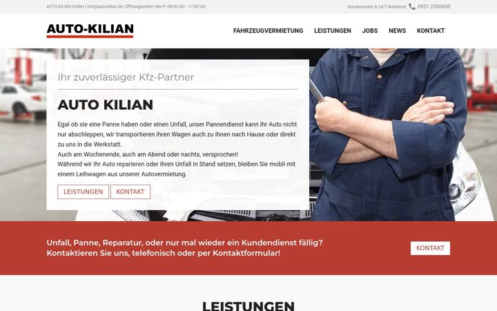 Screenshot of auto-kilian.de