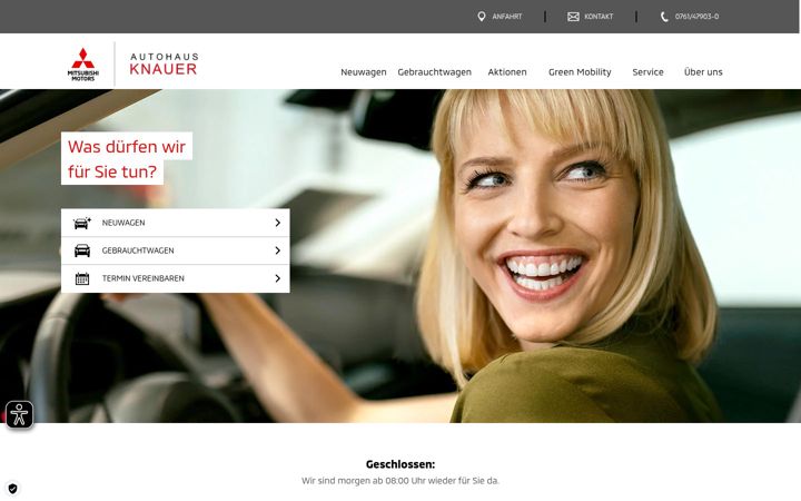 Screenshot of auto-knauer-gmbh.de