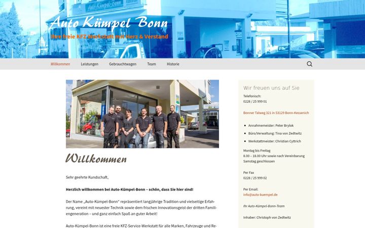 Screenshot of auto-kuempel.de