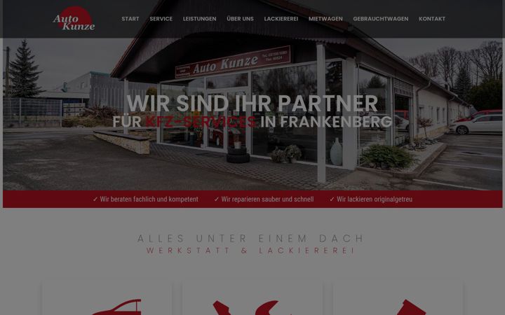 Screenshot of auto-kunze.de