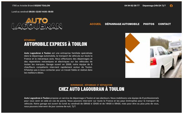 Ekrānuzņēmums no auto-lagoubran.com