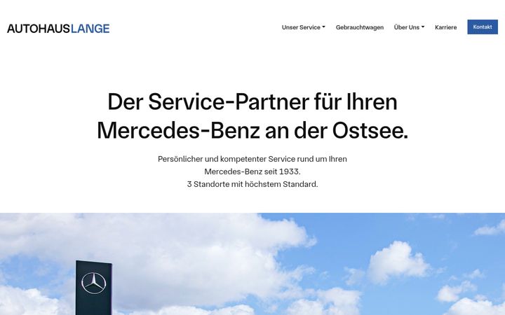 Screenshot of auto-lange.de
