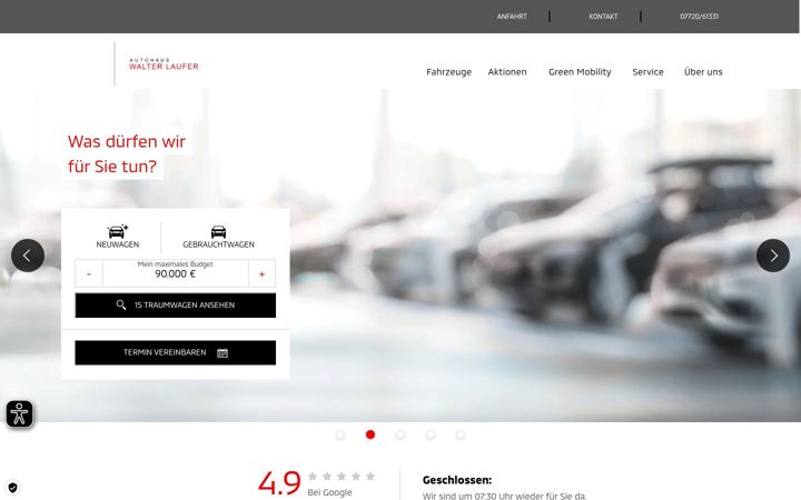 Screenshot of auto-laufer.de